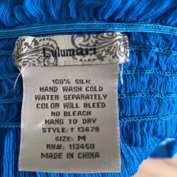 Lulumari Silk top - Picture 3 of 4